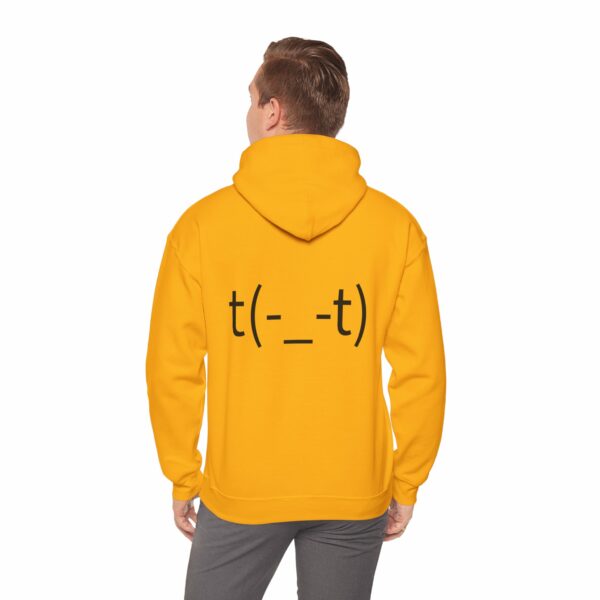 Fresh outta f... Unisex Heavy Blend™ Hooded Sweatshirt with Minimalist Design