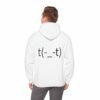 Fresh outta f... Unisex Heavy Blend™ Hooded Sweatshirt with Minimalist Design