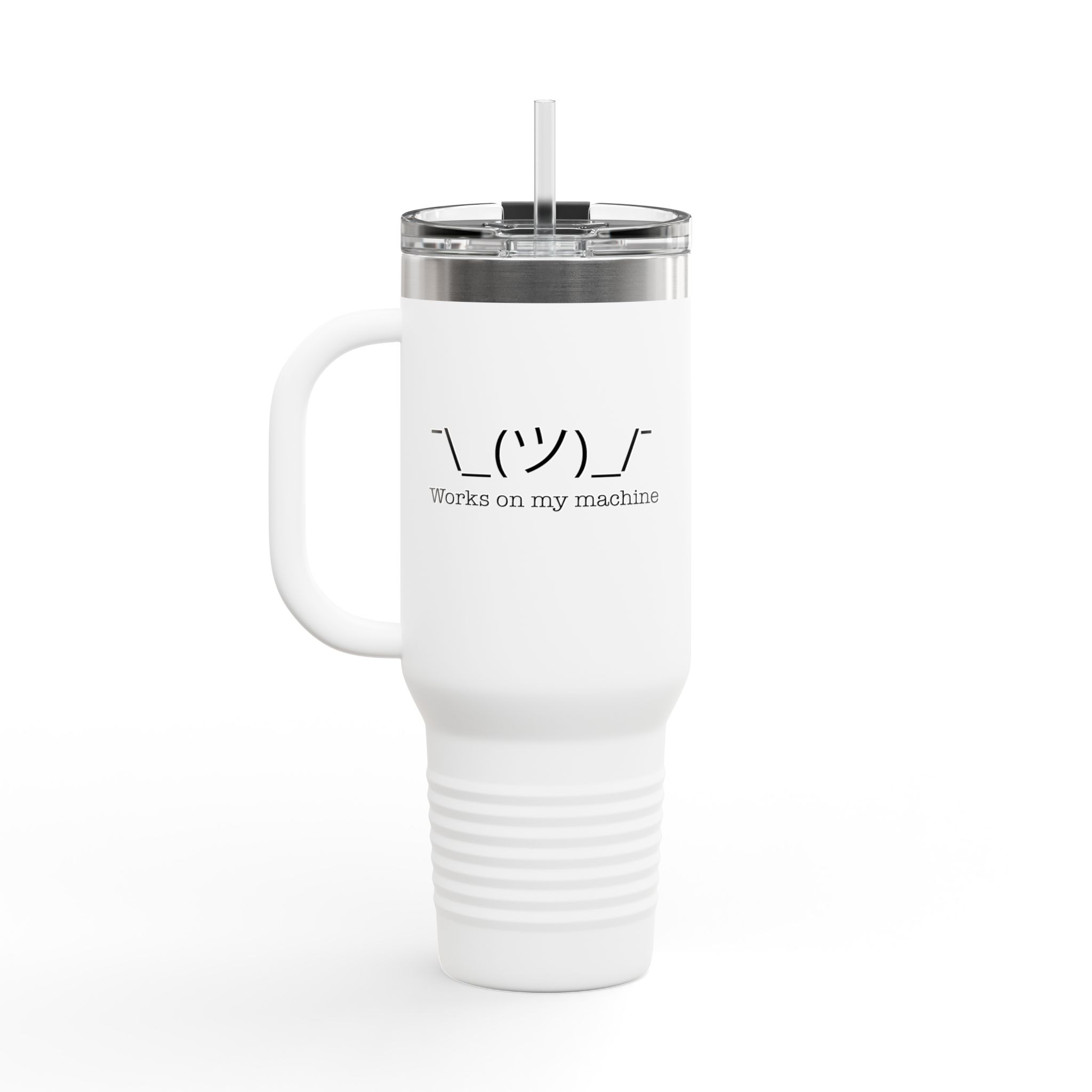 "Works on my machine" - Perfect for Tech Lovers & Daily Commutes Insulated Travel Mug - 40oz