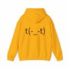Fresh outta f... Unisex Heavy Blend™ Hooded Sweatshirt with Minimalist Design