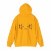 Fresh outta f... Unisex Heavy Blend™ Hooded Sweatshirt with Minimalist Design